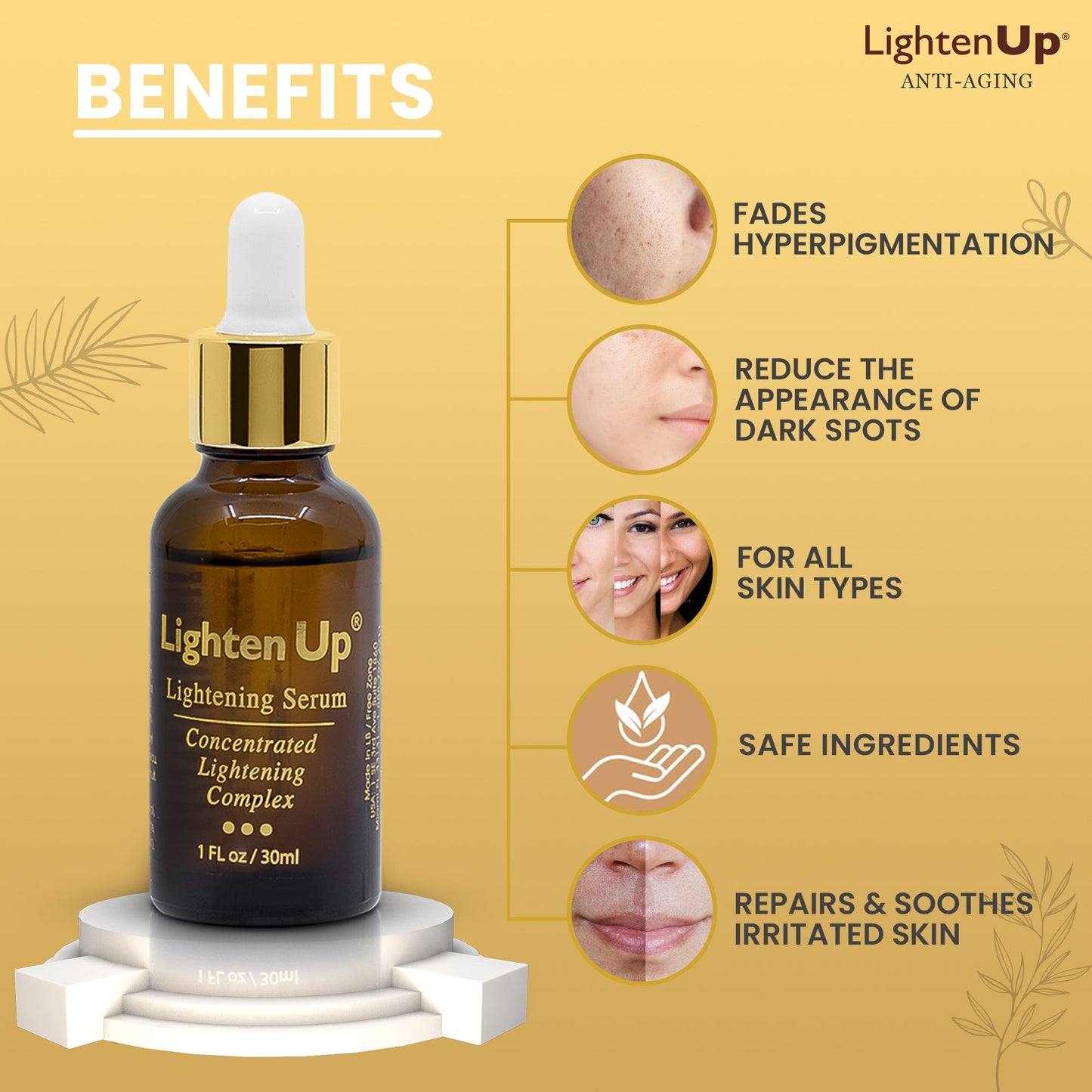 LightenUp Anti-Aging Lightening Serum 30ml