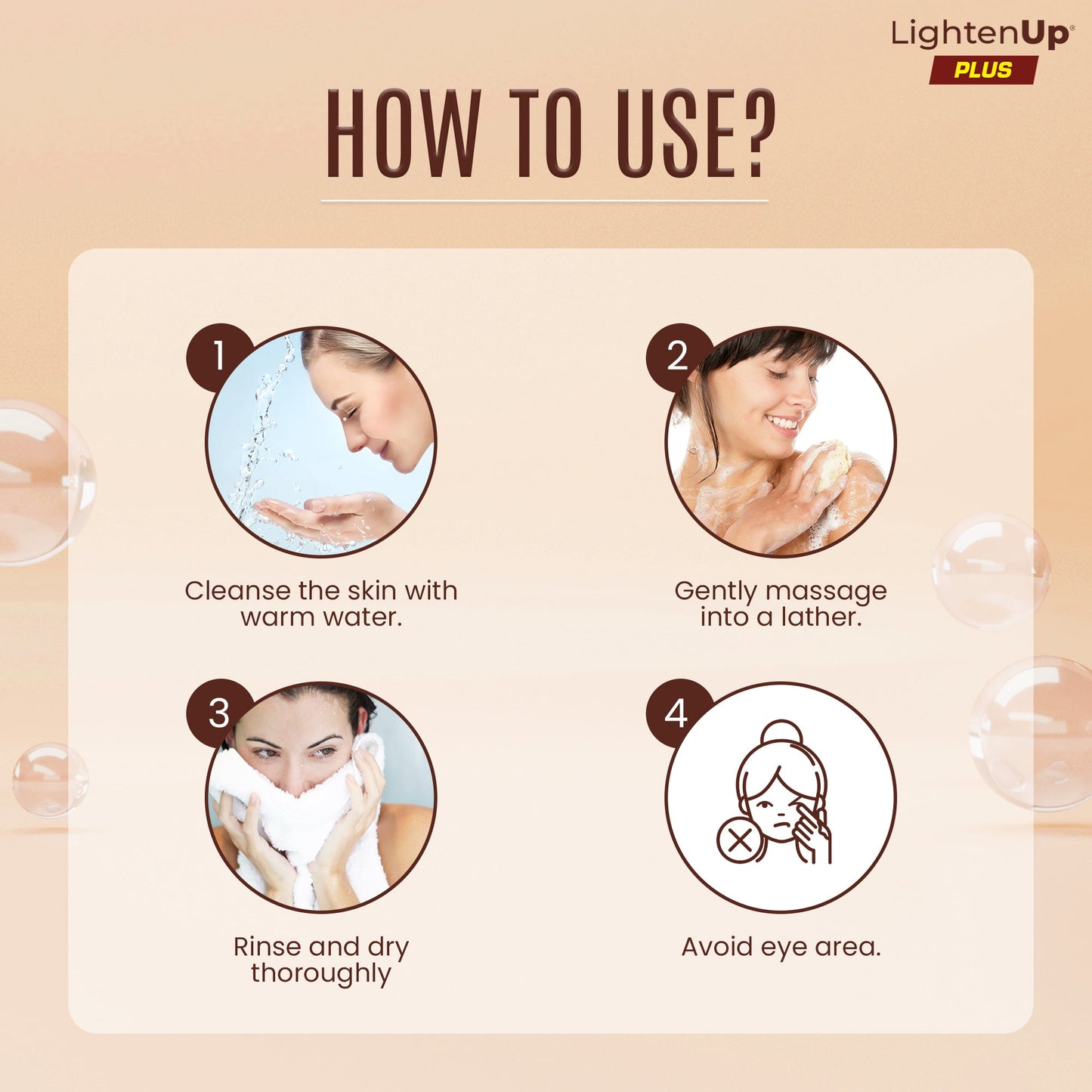 LightenUp Plus Glycerin Bathing Bar with 4% Shea Butter & Papaya Fruit